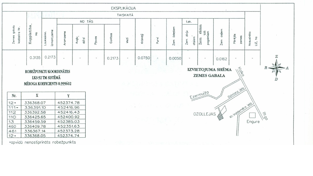 Land plot for sale, Ozollejas - Image 1