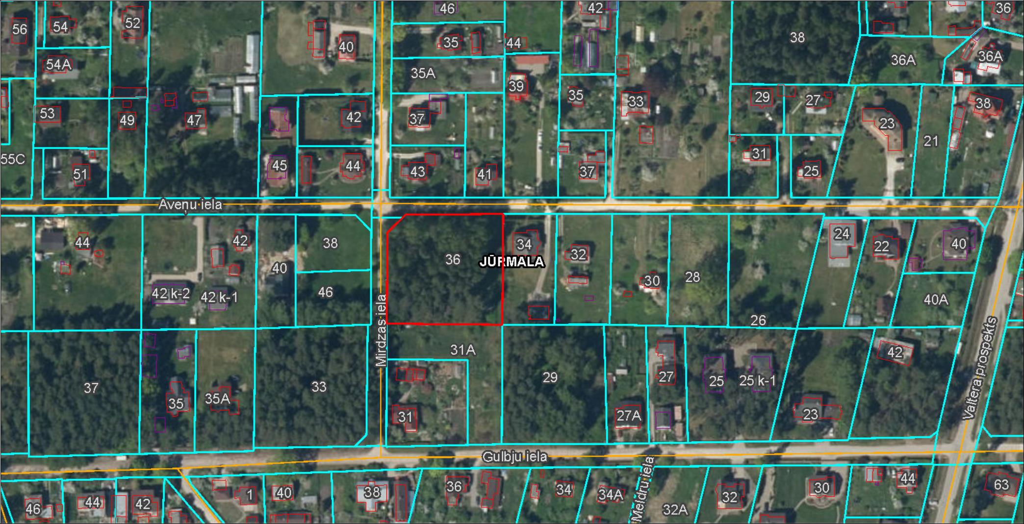 Land plot for sale, Aveņu street - Image 1