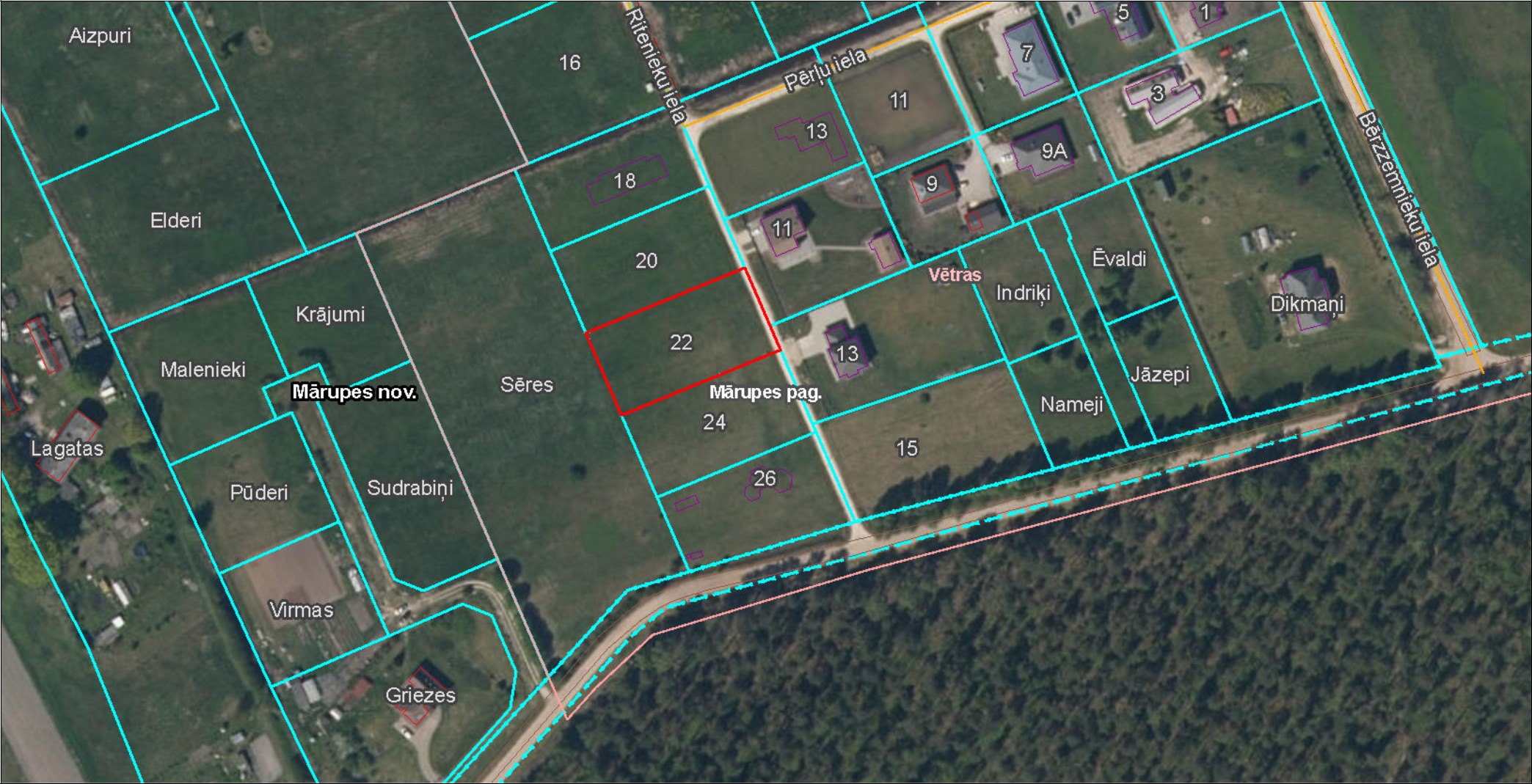 Land plot for sale, Ritenieku iela street - Image 1