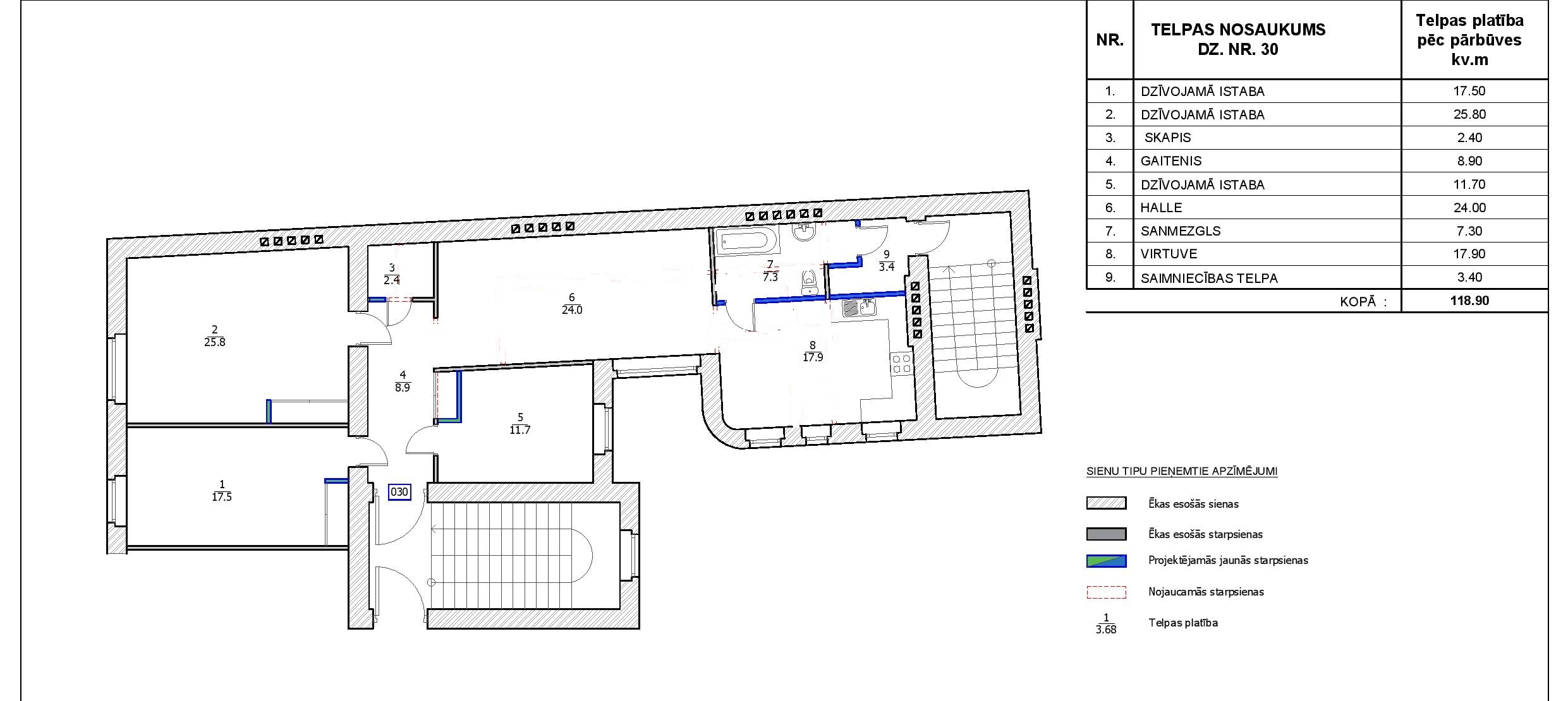 Apartment for rent, Kr.Barona street 14 - Image 1