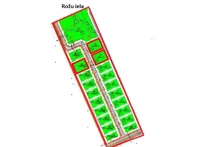 Land plot for sale, Rožu street - Image 1