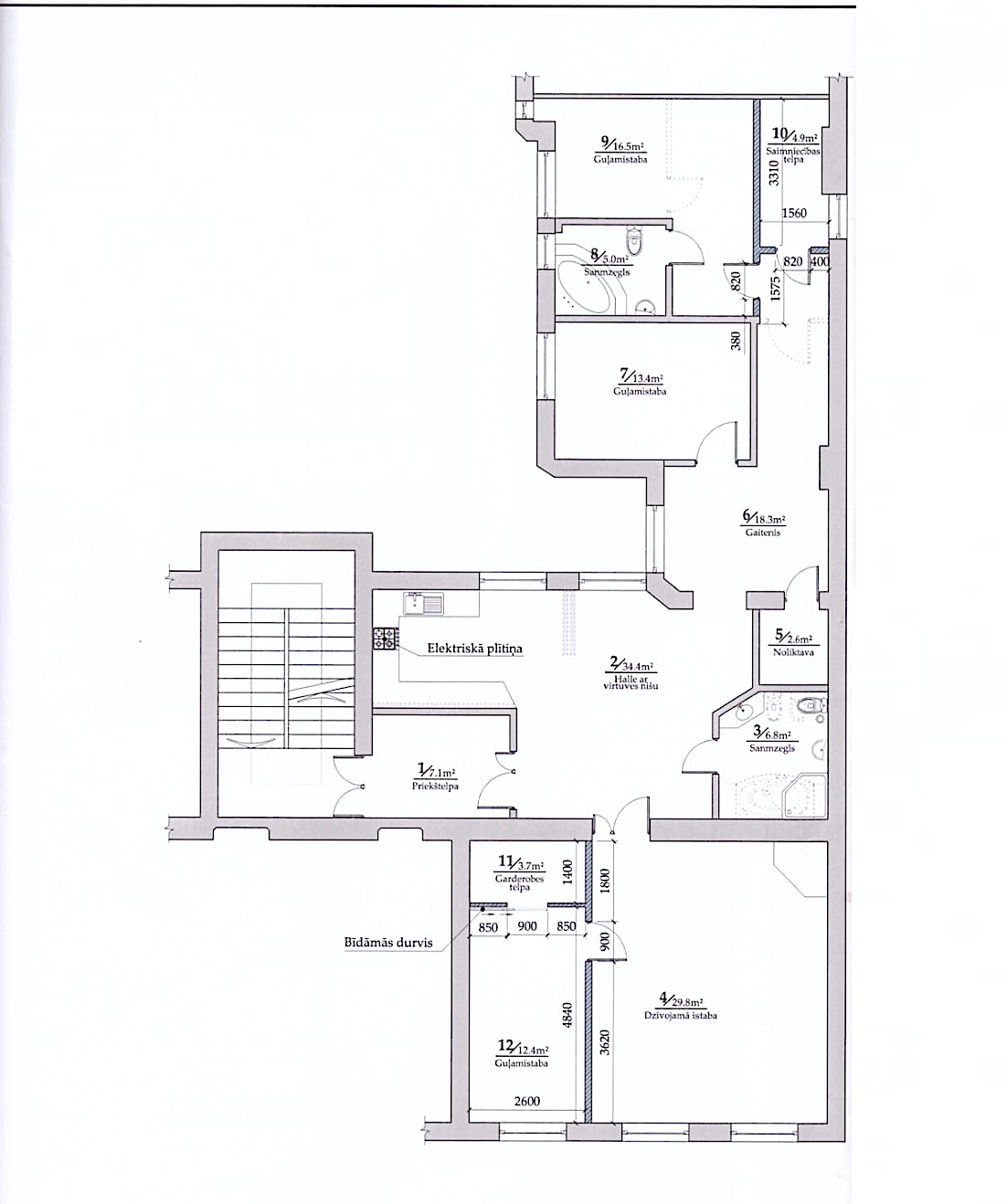 Apartment for rent, Alfrēda Kalniņa street 1A - Image 1