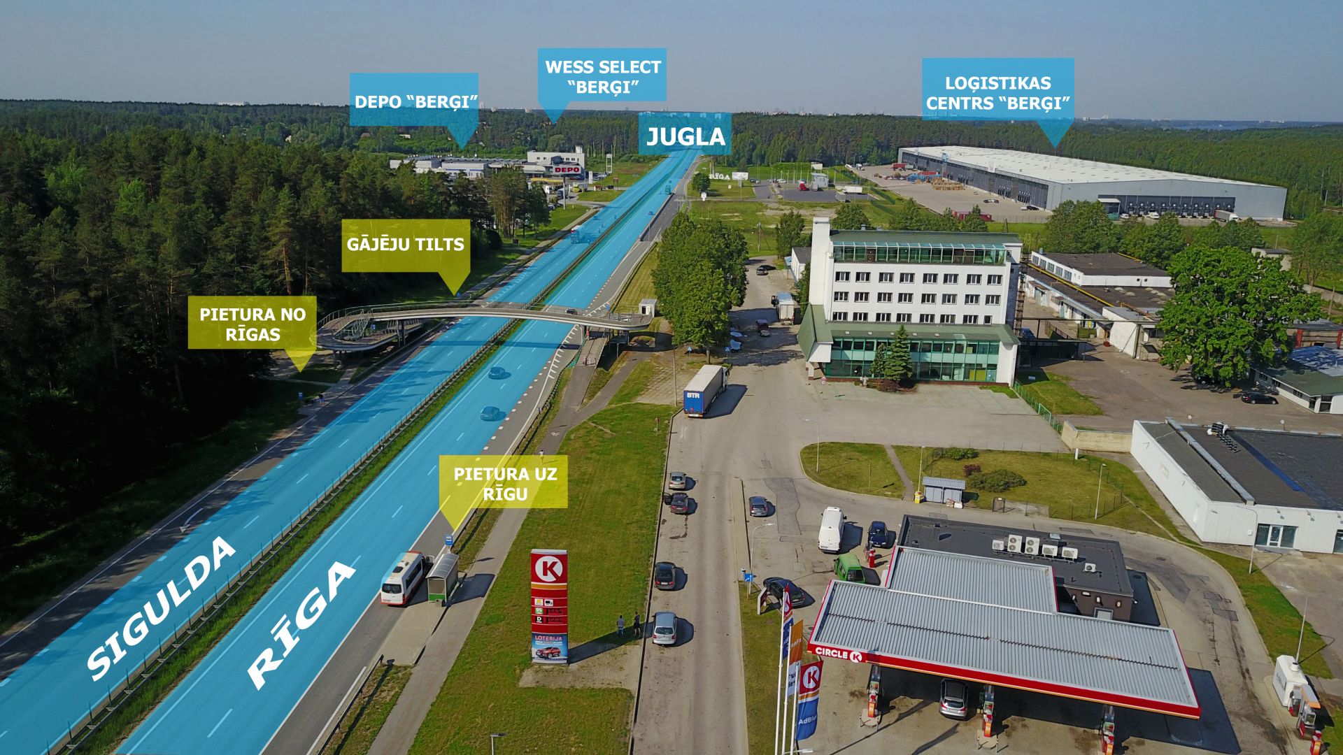 Iznomā tirdzniecības telpas, Siguldas šoseja - Attēls 1
