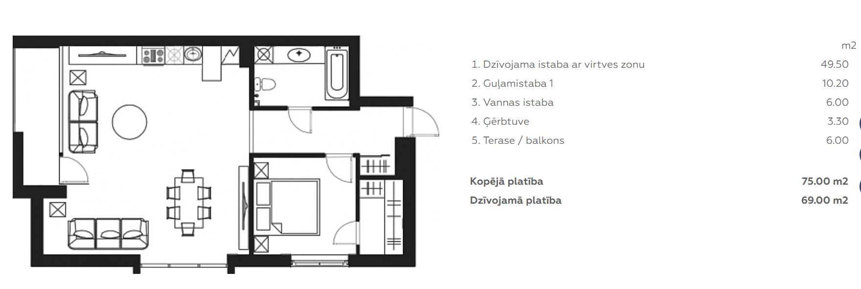 Apartment for sale, Rīgas street 51 - Image 1