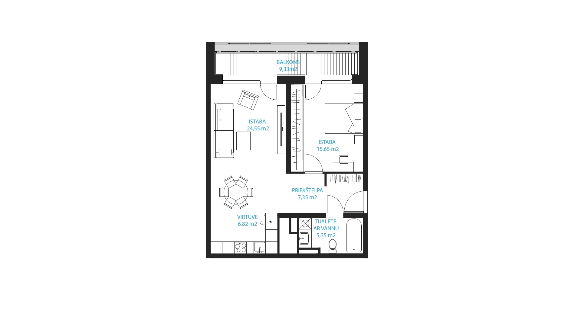 Apartment for sale, Stabu street 100 - Image 1