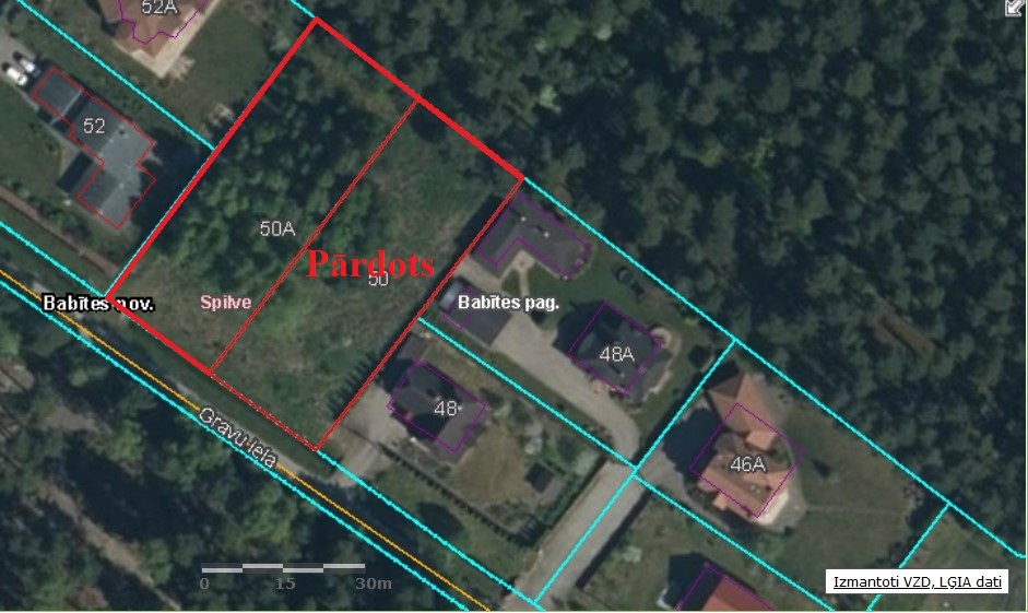 Land plot for sale, Gravu street - Image 1