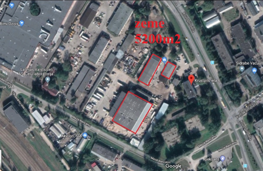 Land plot for rent, Krustpils street - Image 1