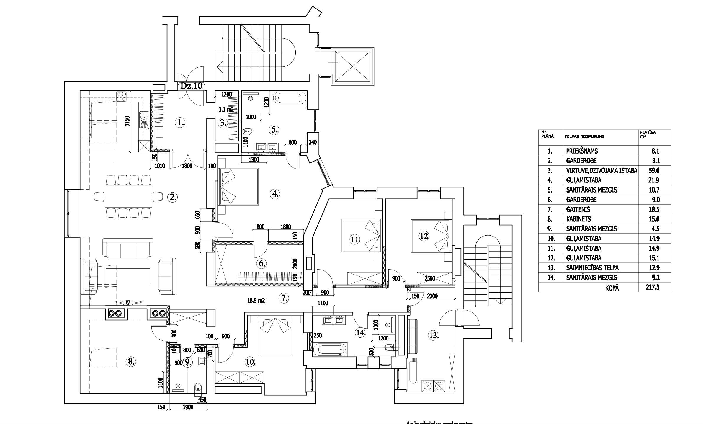 Apartment for rent, Ausekļa street 4 - Image 1