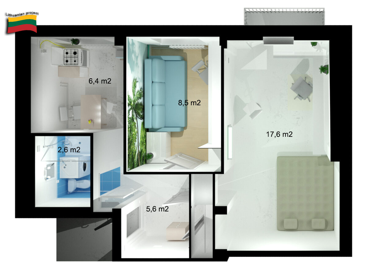 Apartment for sale, Limbažu street 4-1 - Image 1