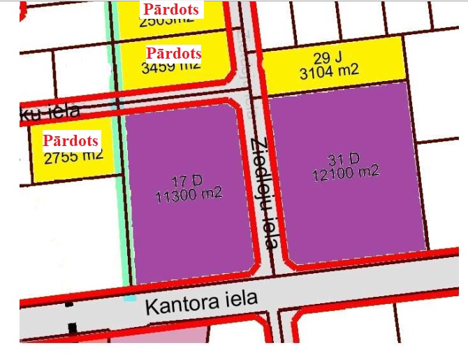 Land plot for sale, Ziedleju street - Image 1