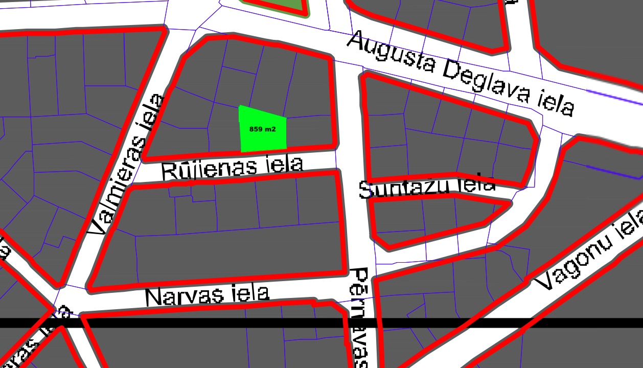Land plot for sale, Rūjienas street - Image 1