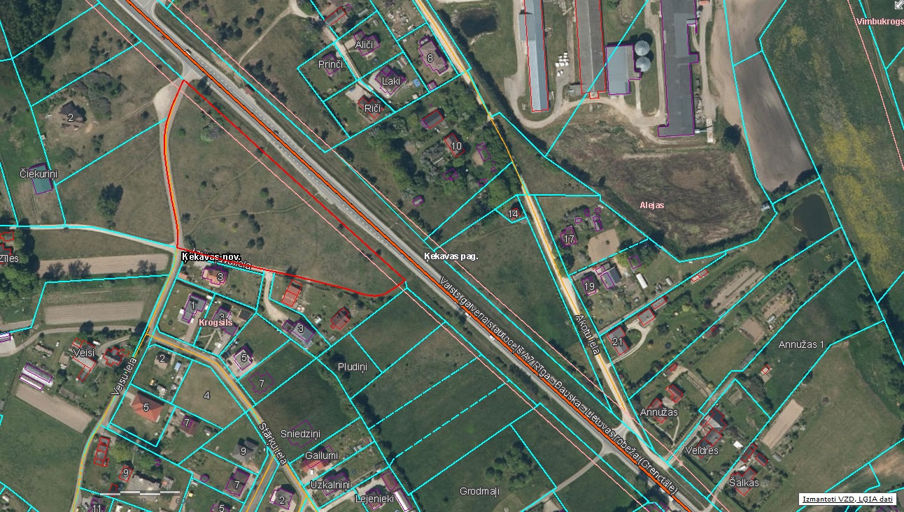 Land plot for sale, Veisu street - Image 1