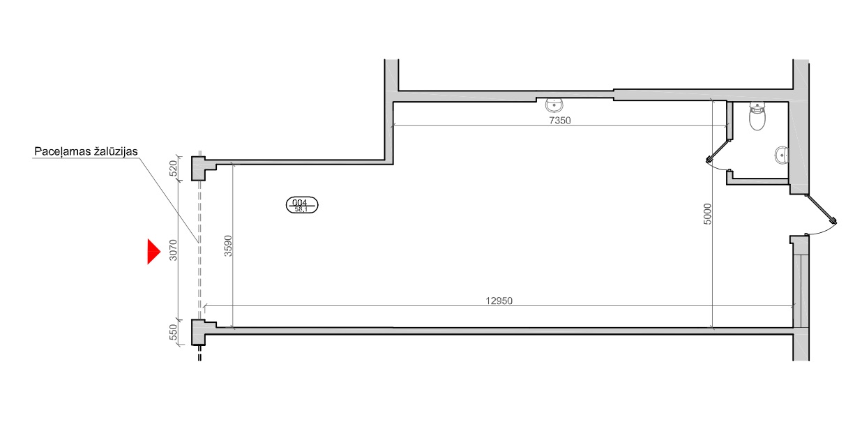Iznomā tirdzniecības telpas, Deglava iela - Attēls 1