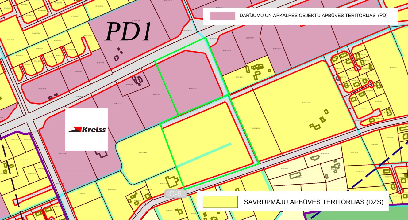 Land plot for sale, daugavas - Image 1