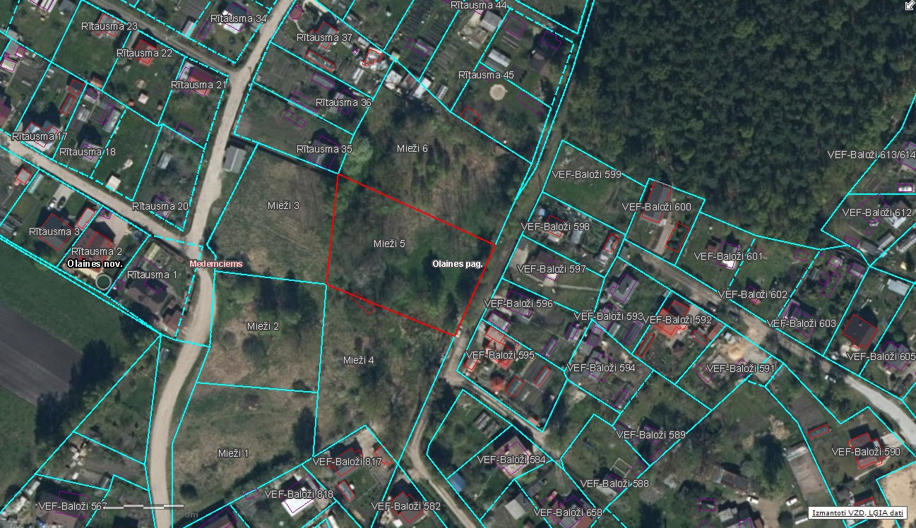 Land plot for sale, Mieži - Image 1