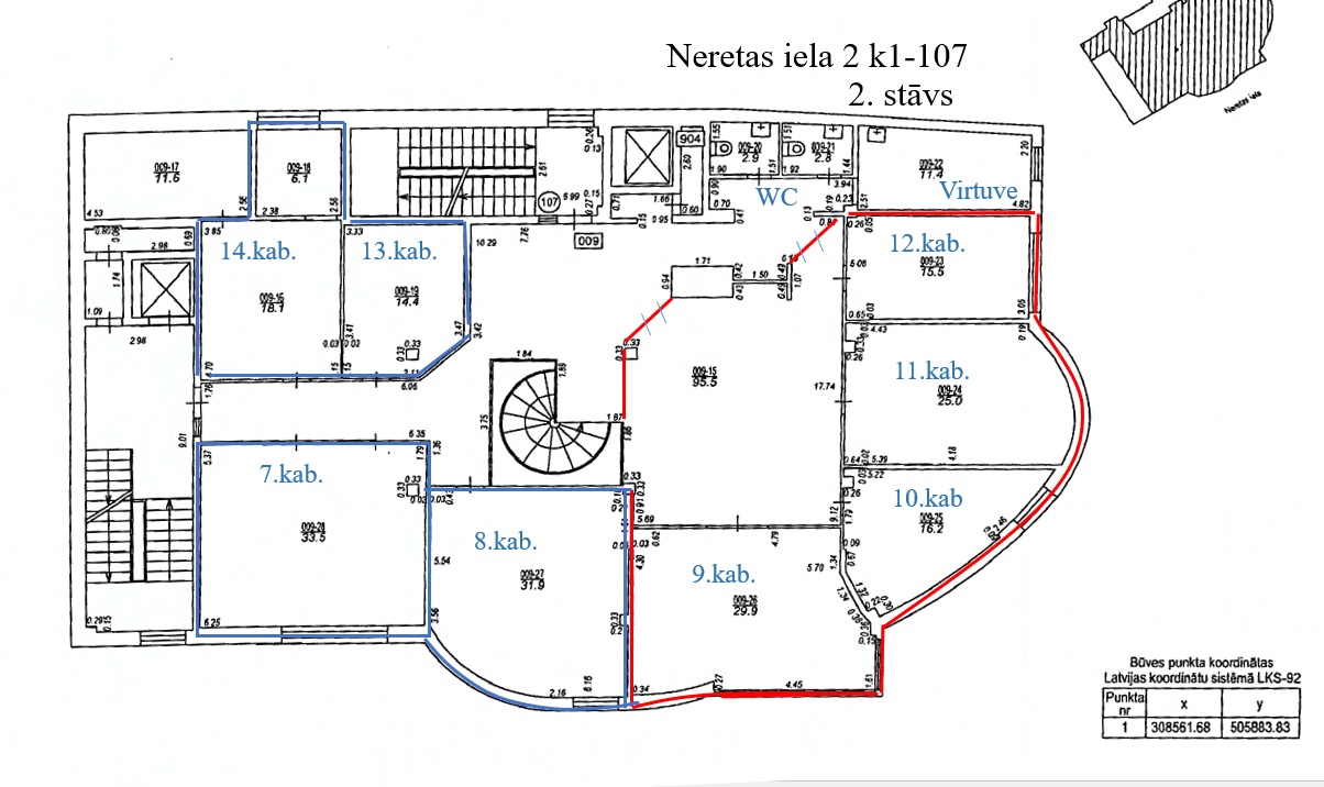 Office for rent, Neretas street - Image 1