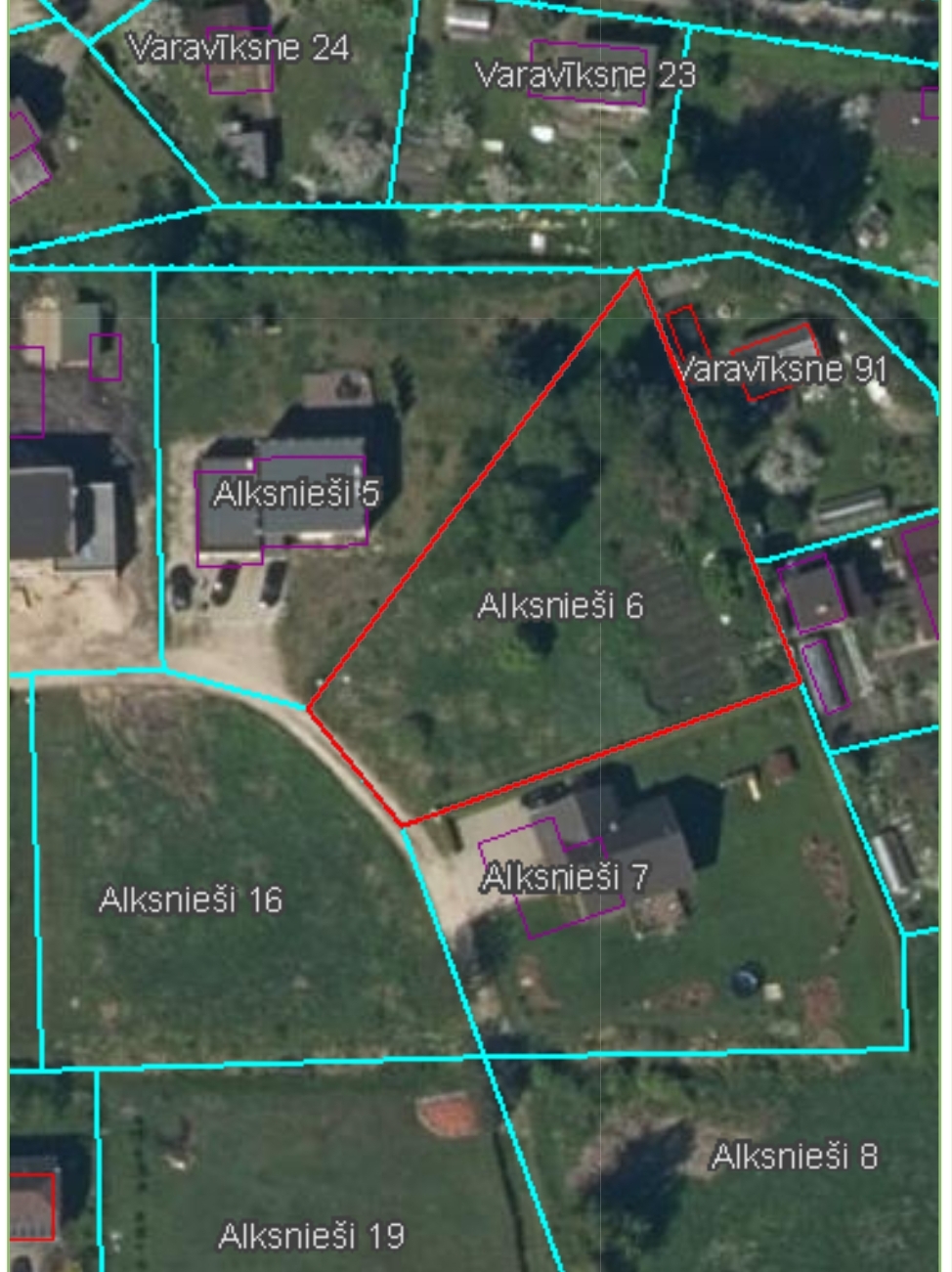 Land plot for sale, Alksnieši street - Image 1