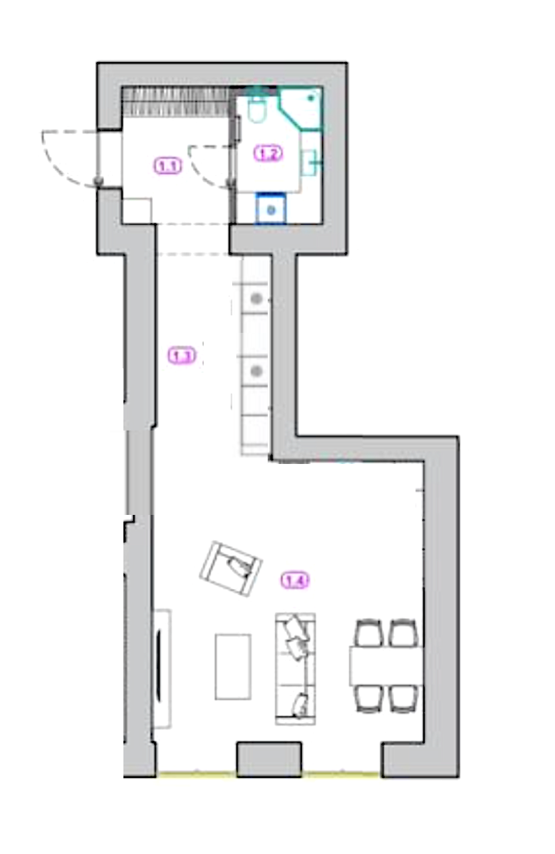 Apartment for rent, Raiņa bulvāris 2 - Image 1
