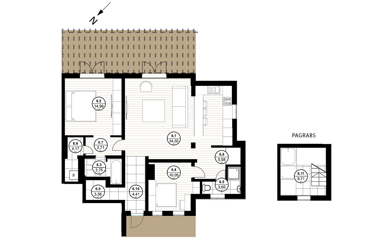Apartment for sale, Siguldas prospekts 48 - Image 1