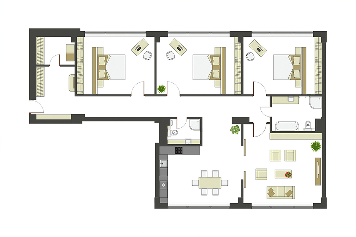 Apartment for rent, Jaunsaules street 1 - Image 1