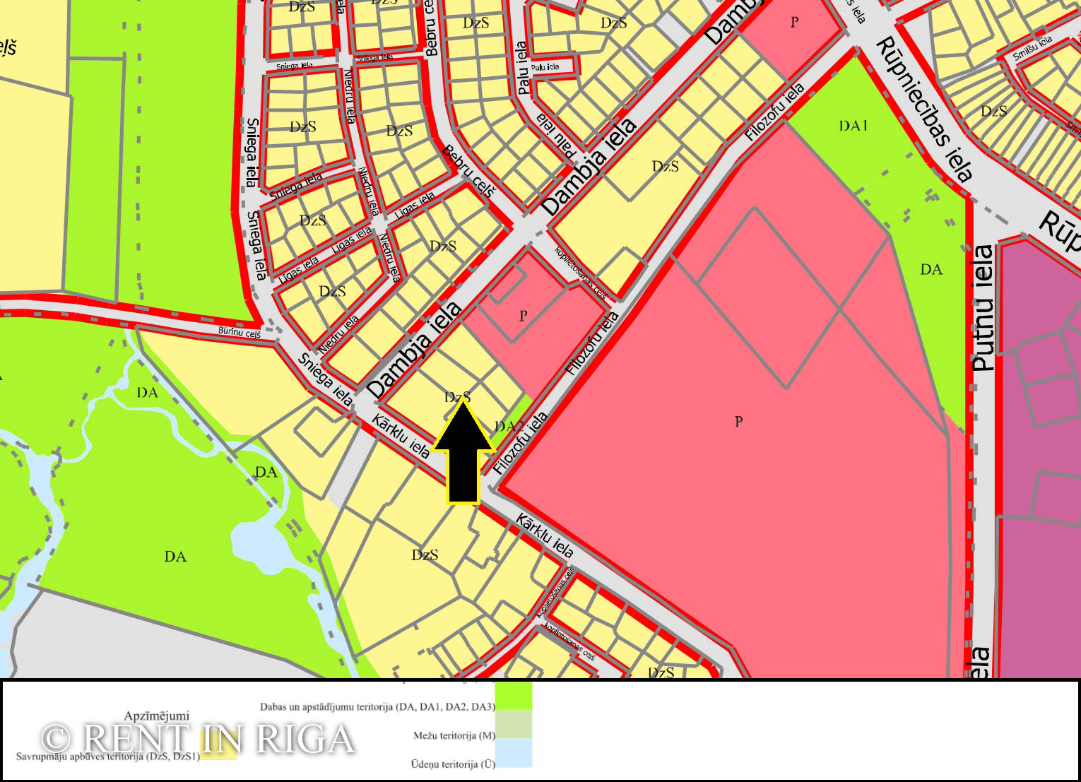 Land plot for sale, Dambja street - Image 1