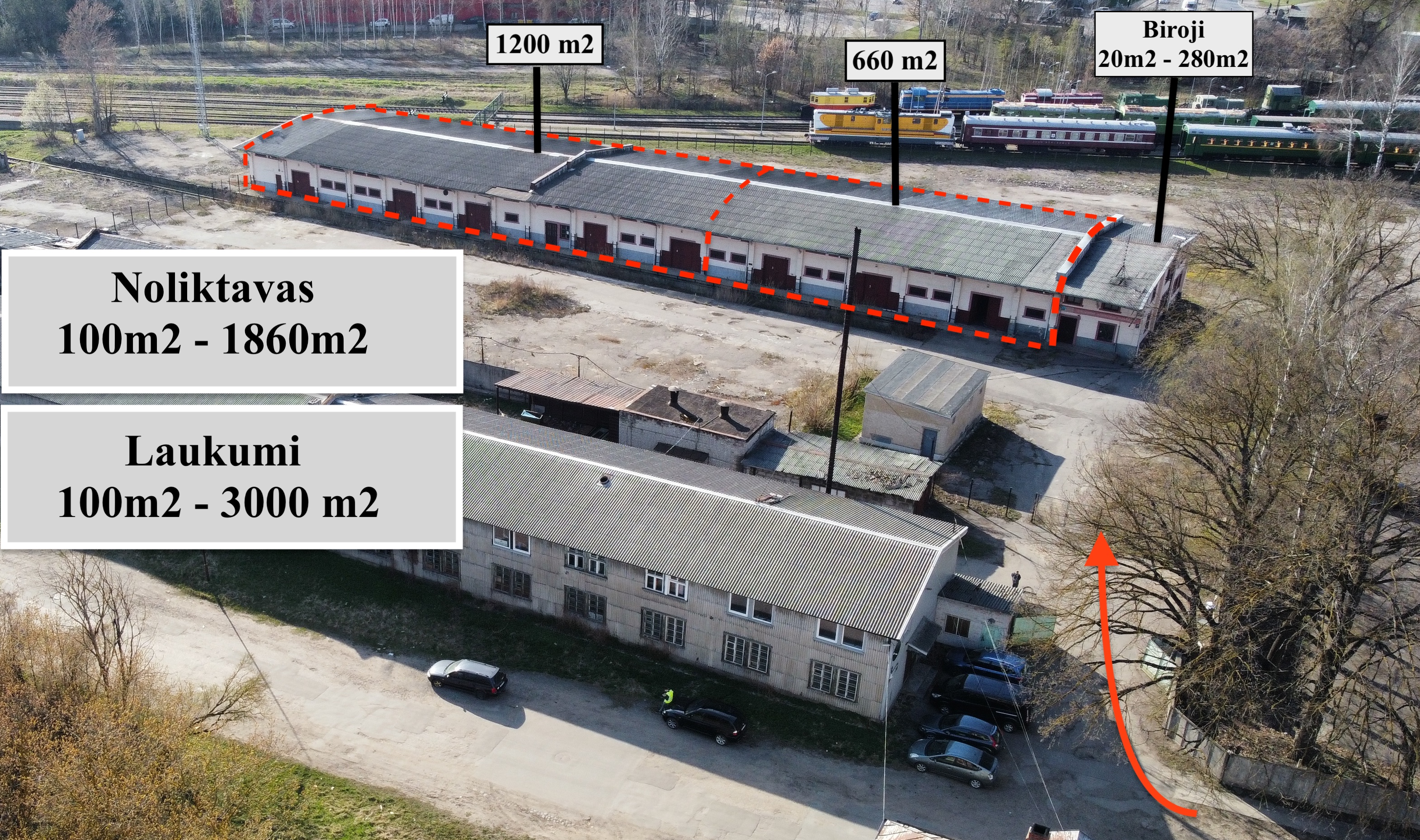 Iznomā noliktavu, Akmeņu iela - Attēls 1