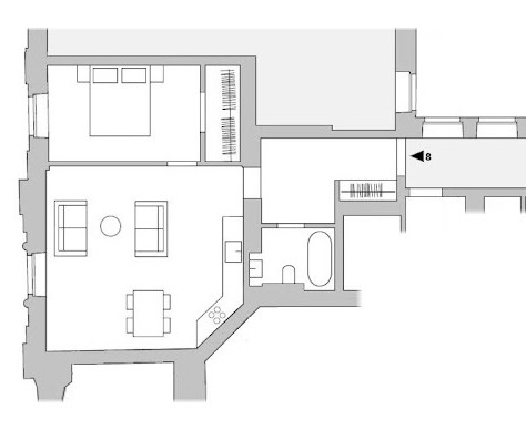 Apartment for rent, Kr.Valdemāra street 27/29 - Image 1
