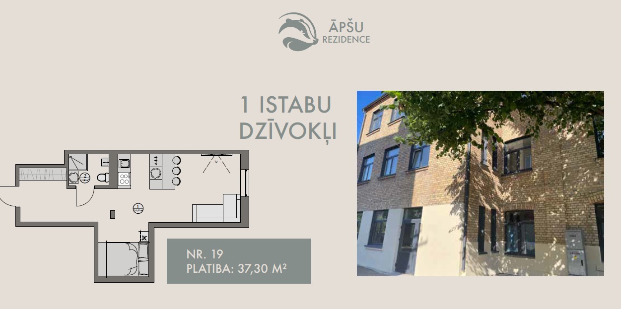 Pārdod dzīvokli, Āpšu iela 4 - Attēls 1