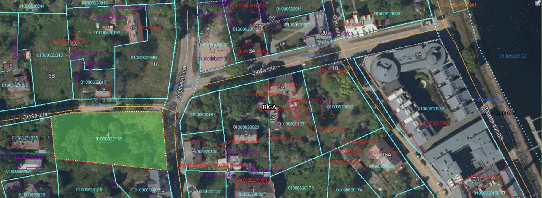 Land plot for sale, Ģipša street - Image 1