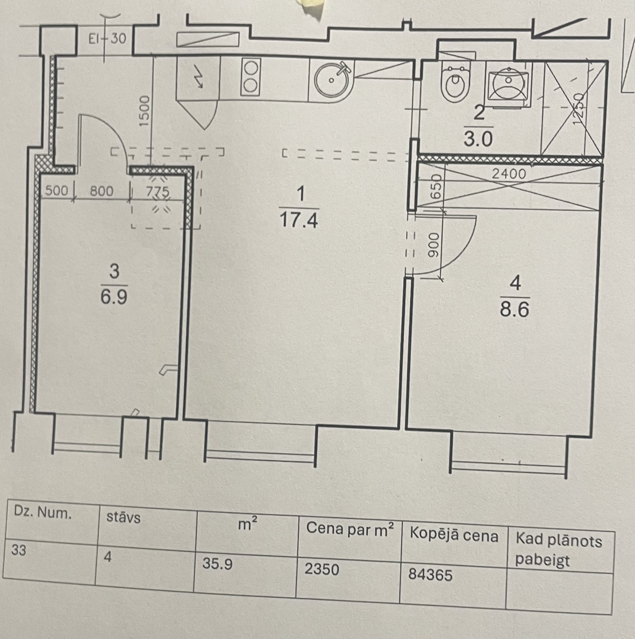 Apartment for sale, Matīsa street 101 - Image 1