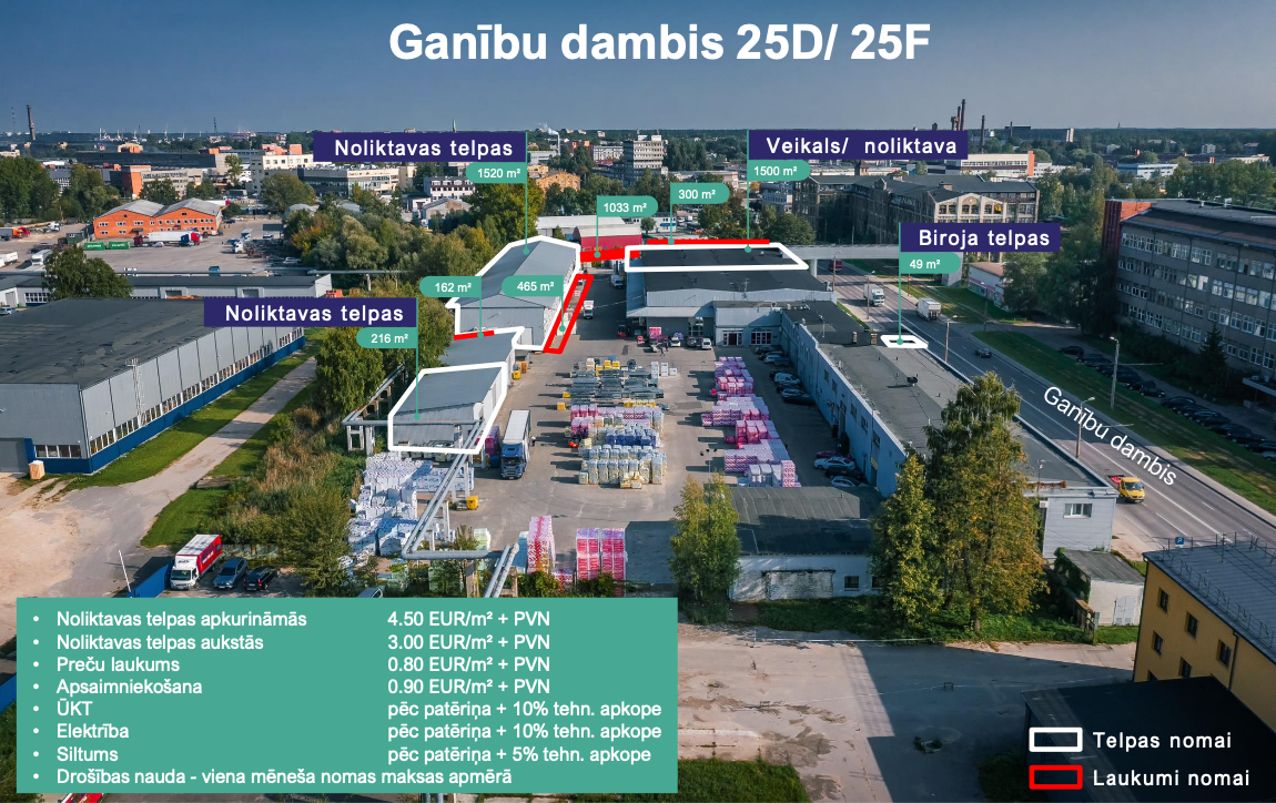 Retail premises for rent, Ganību dambis street - Image 1