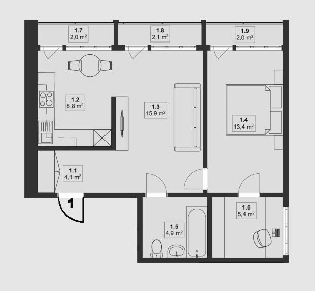 Продают квартиру, улица Slokas 55A - Изображение 1