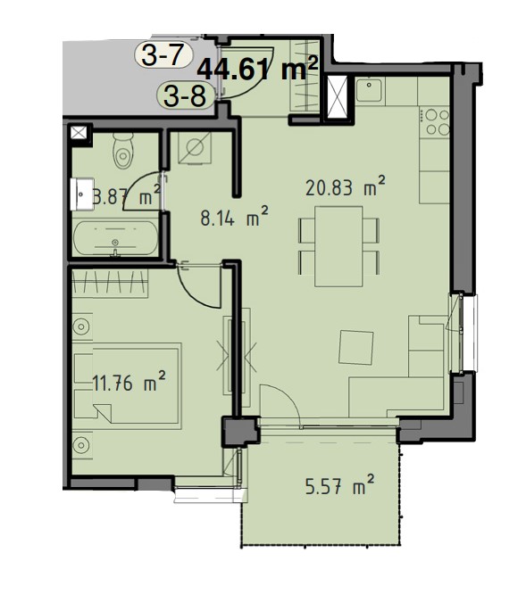 Apartment for sale, Kupriču street 3c - Image 1