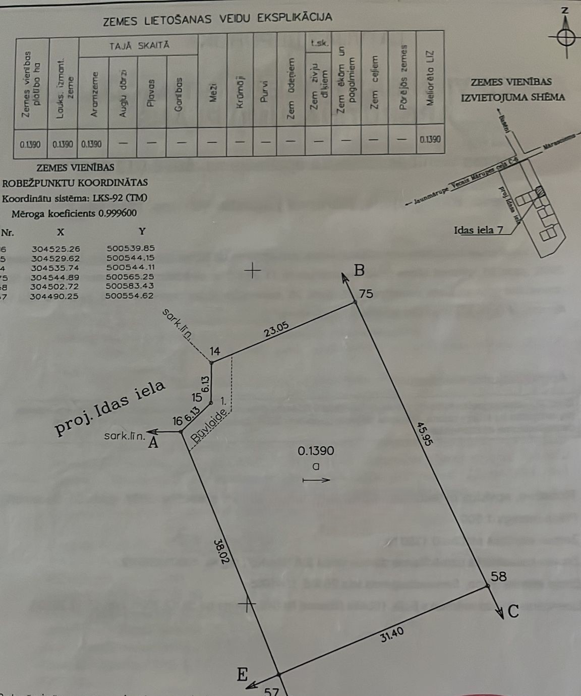 Land plot for sale, Idas street - Image 1