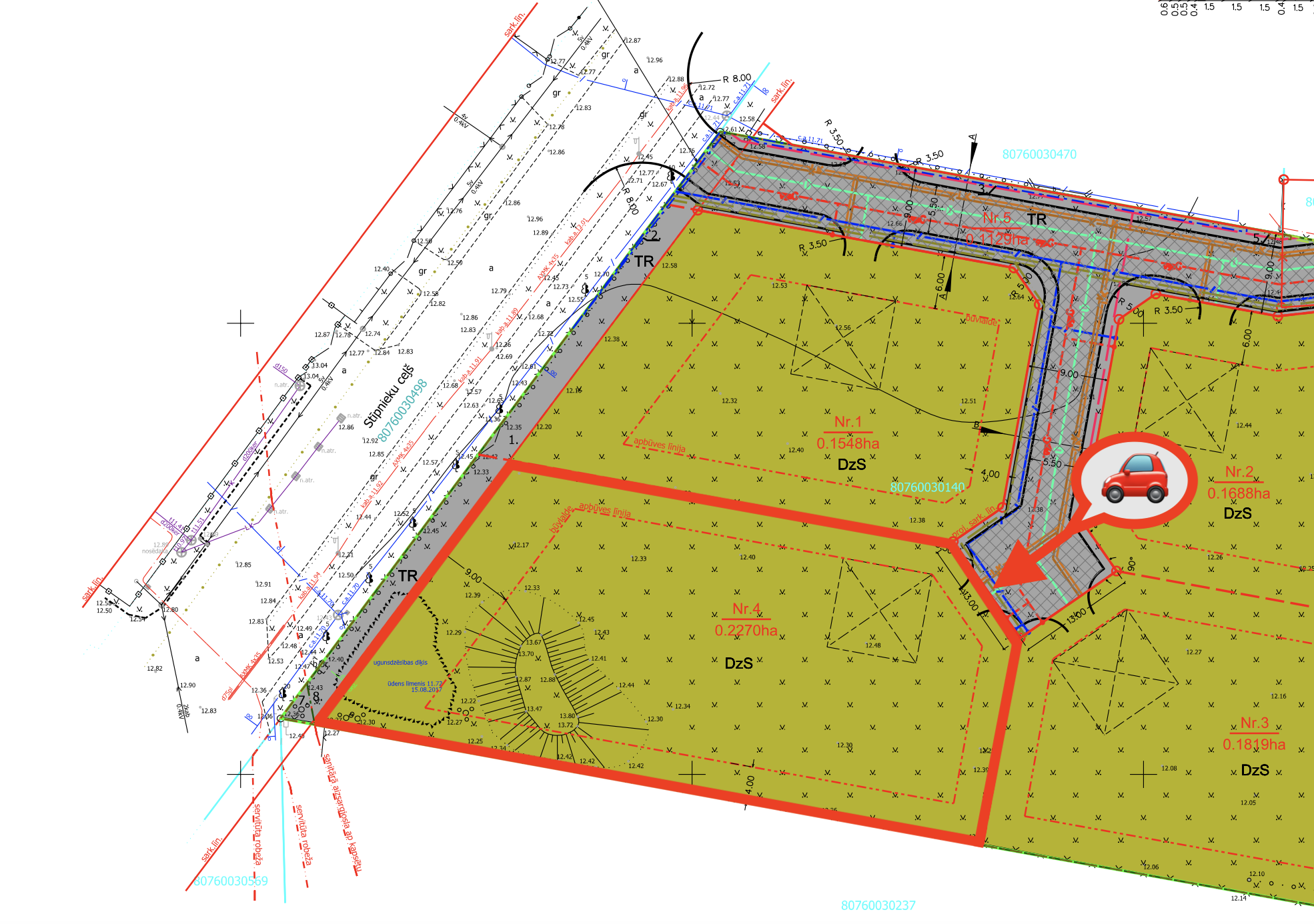 Land plot for sale, Stīpnieku ceļš - Image 1