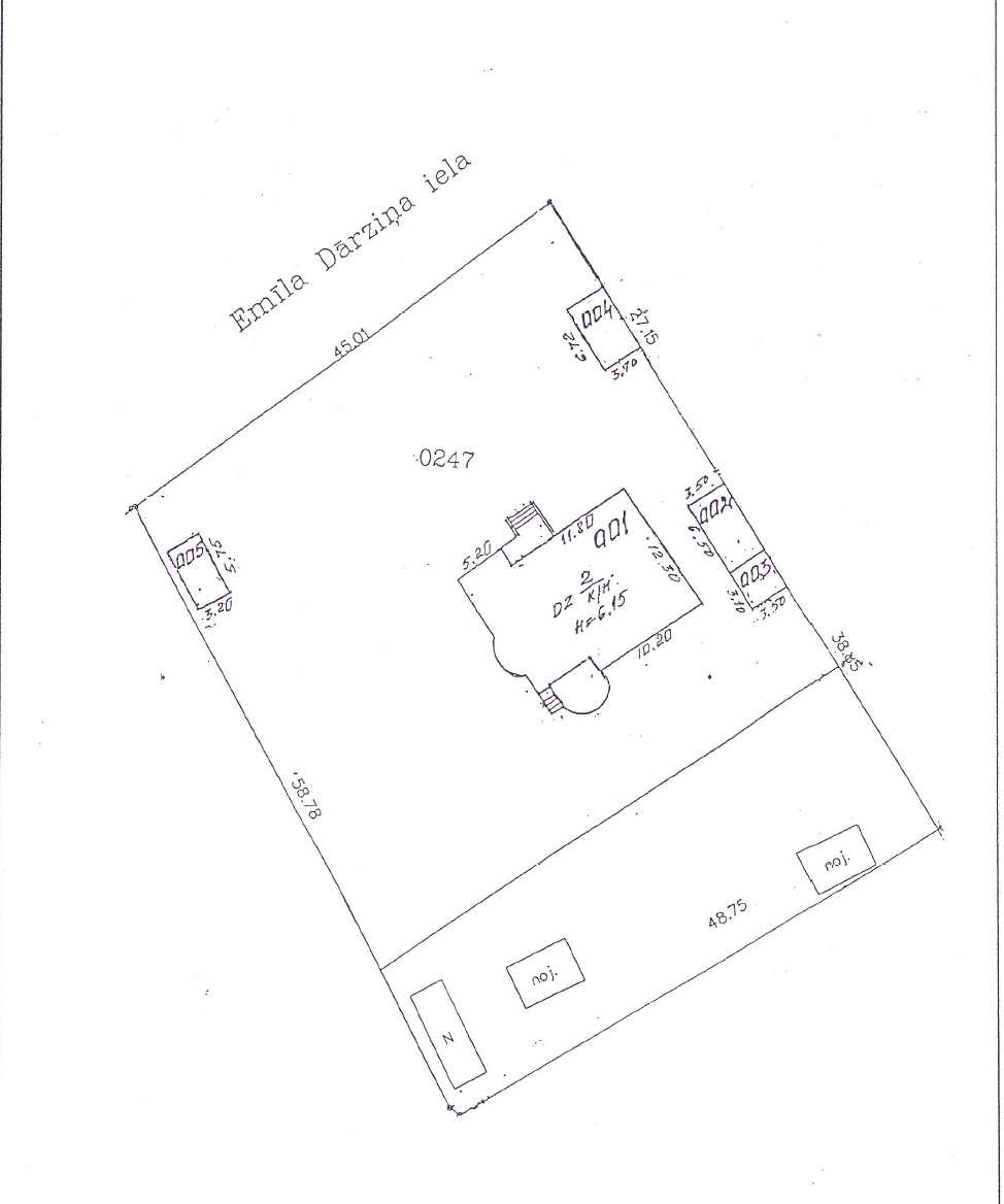 Property building for rent, Emīla Dārziņa street - Image 1