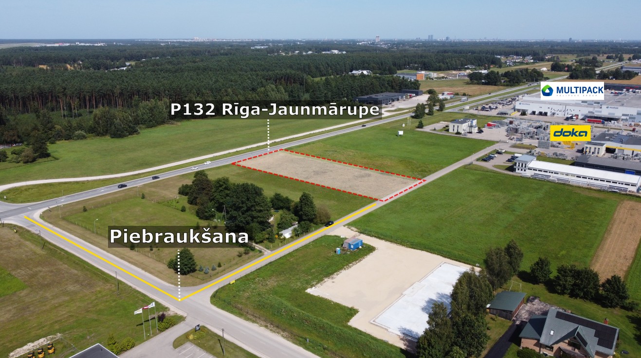 Land plot for sale, P132 Rīga - Jaunmārupe street - Image 1