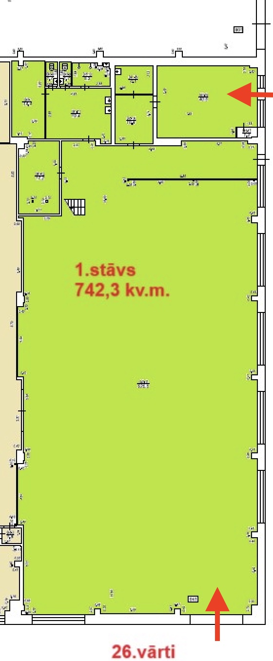 Iznomā tirdzniecības telpas, Jūrkalnes iela - Attēls 1