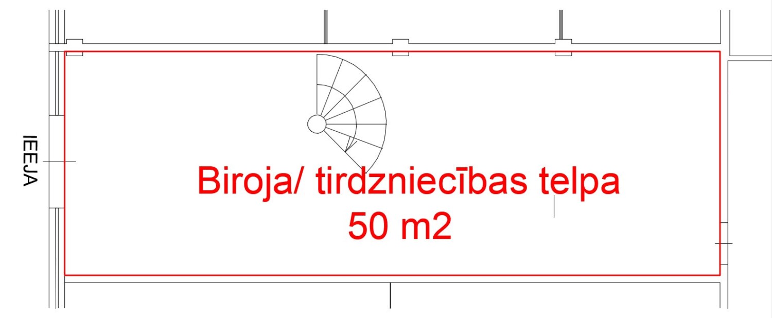 Iznomā tirdzniecības telpas, Dzelzavas iela - Attēls 1