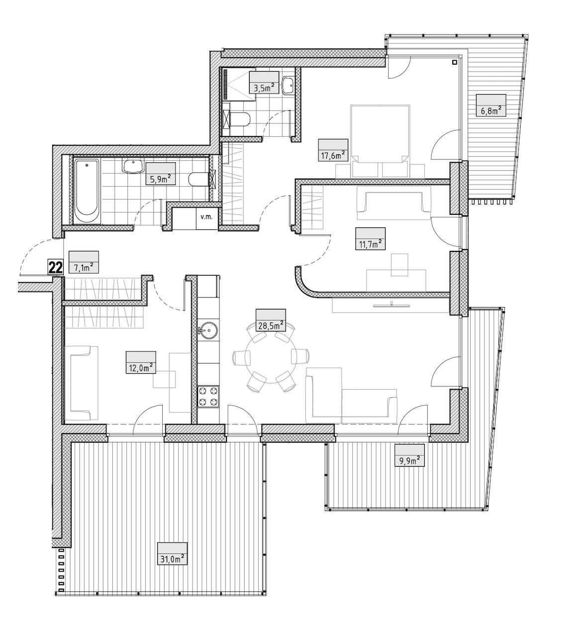 Apartment for sale, Kaukāza street 11 - Image 1