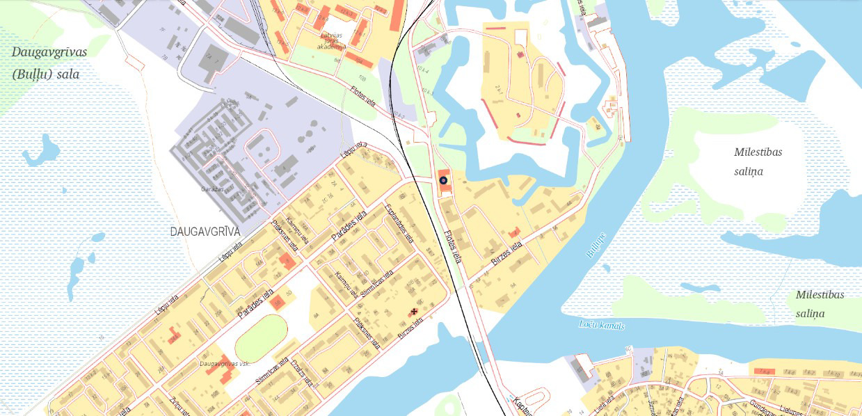 Investīciju objekts, Flotes iela - Attēls 1