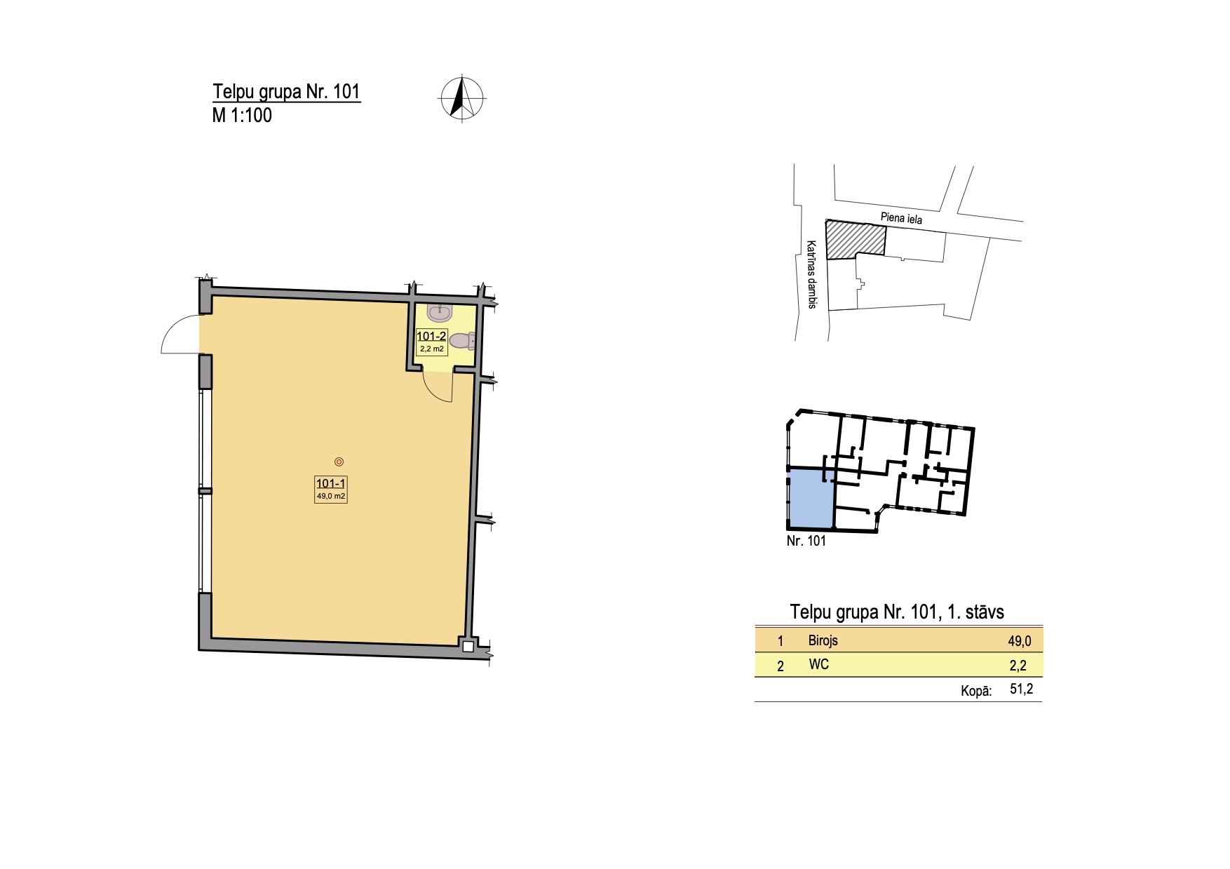 Retail premises for sale, Piena street - Image 1