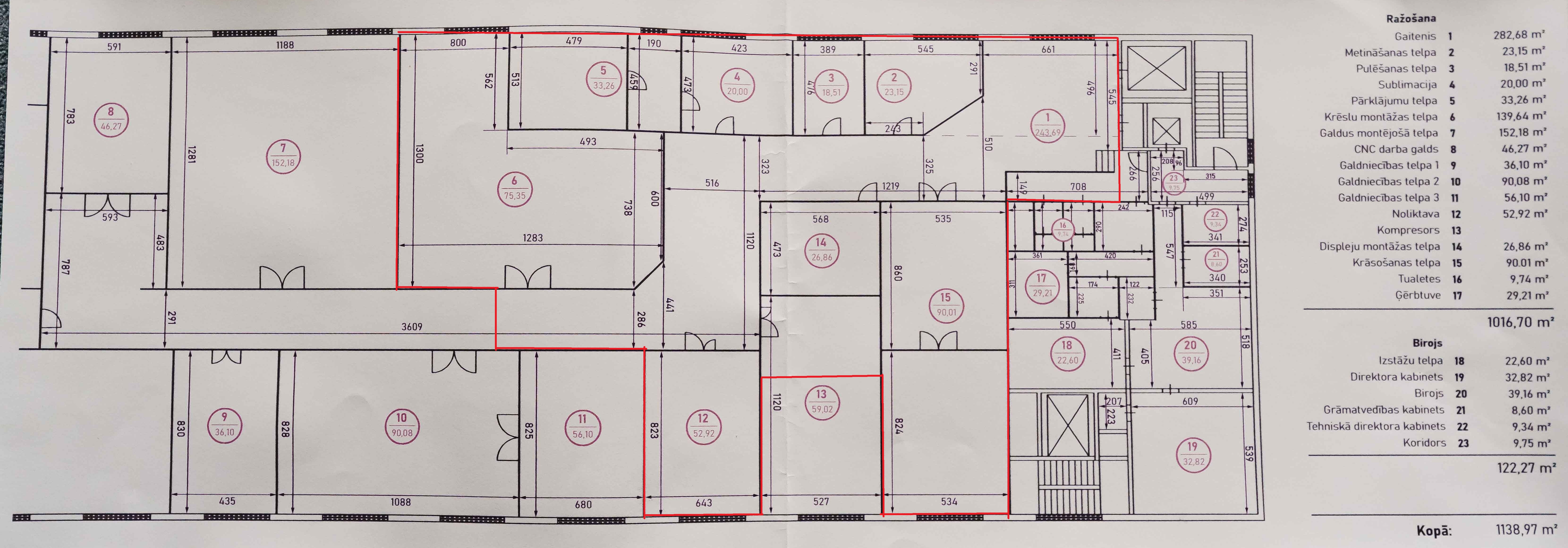 Iznomā ražošanas telpas, Starta iela - Attēls 1