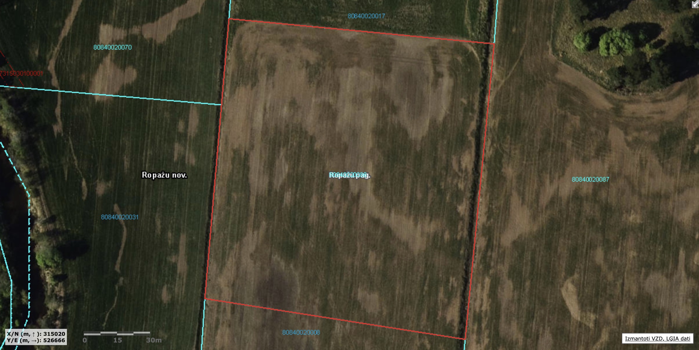 Pārdod zemi, Aināri iela - Attēls 1