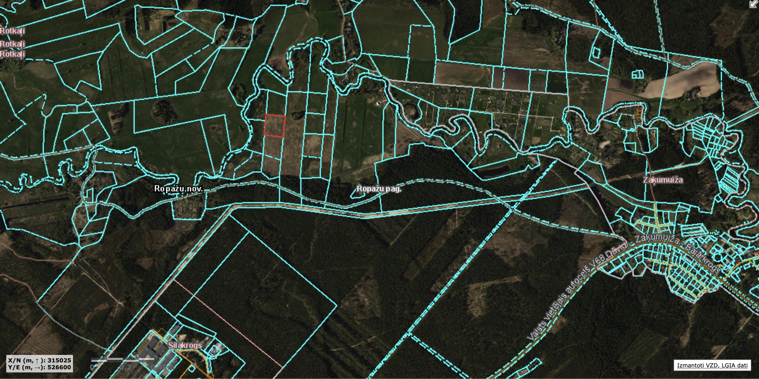 Pārdod zemi, Aināri iela - Attēls 1