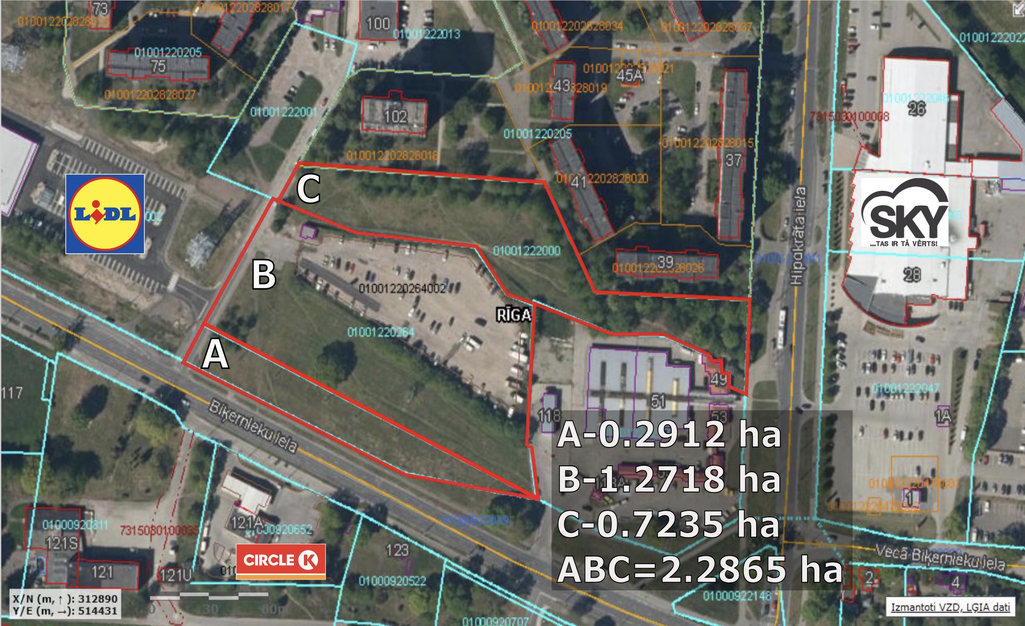 Land plot for sale, Biķernieku street - Image 1