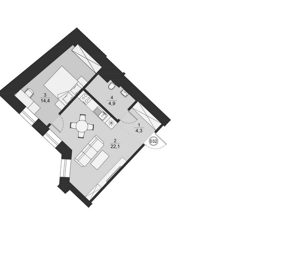 Apartment for sale, Lāčplēša street 36 - Image 1