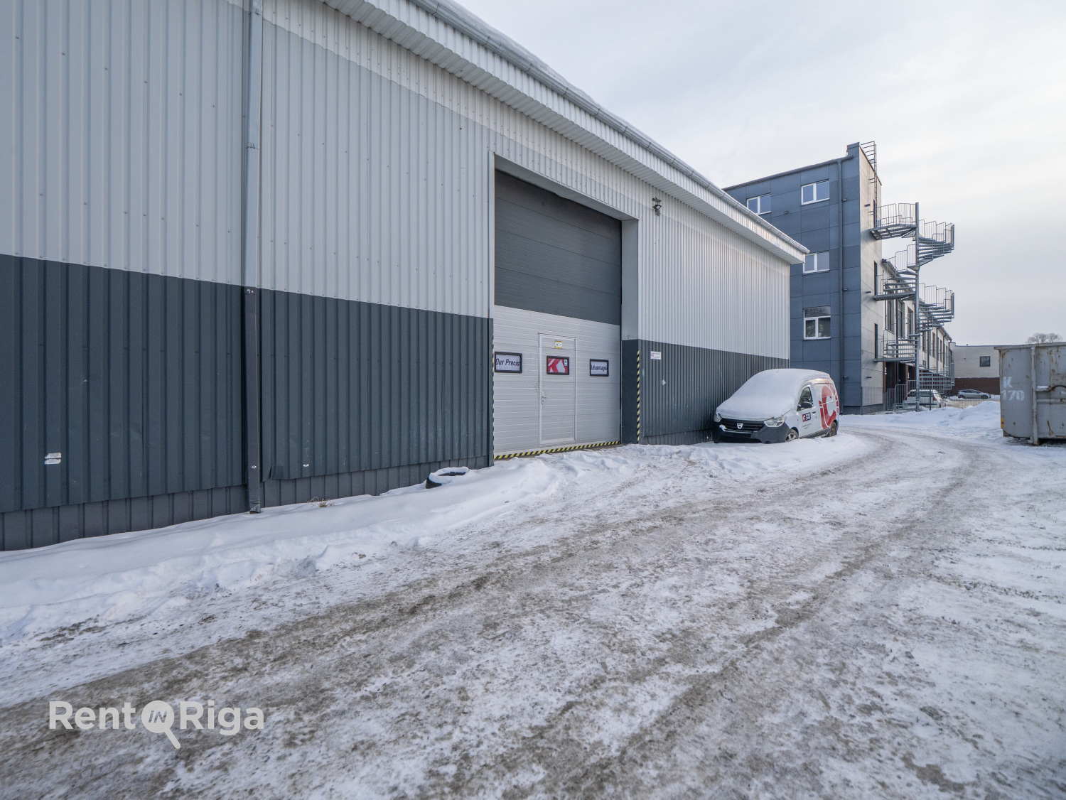 Iznomā noliktavu, Duntes iela - Attēls 1