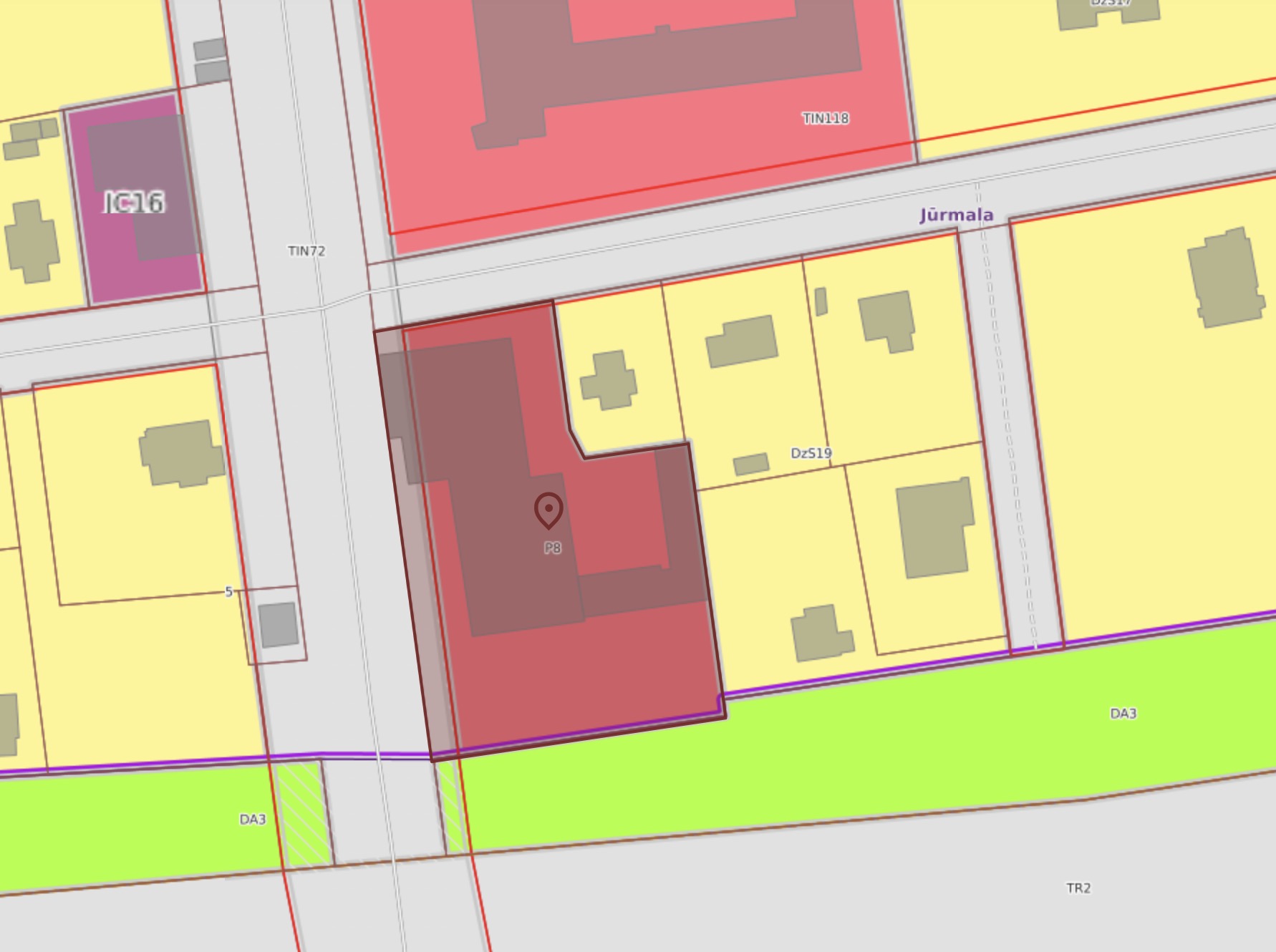 Investīciju objekts, Lielupes iela - Attēls 1