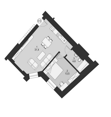 Pārdod dzīvokli, Lāčplēša iela 36 - Attēls 1